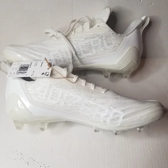 adidas | Shoes | Adidas Adizero White Football Cleats Size 3 
